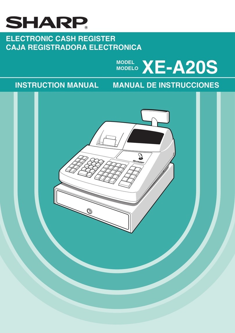 Sharp XE-A20S Manuel utilisateur