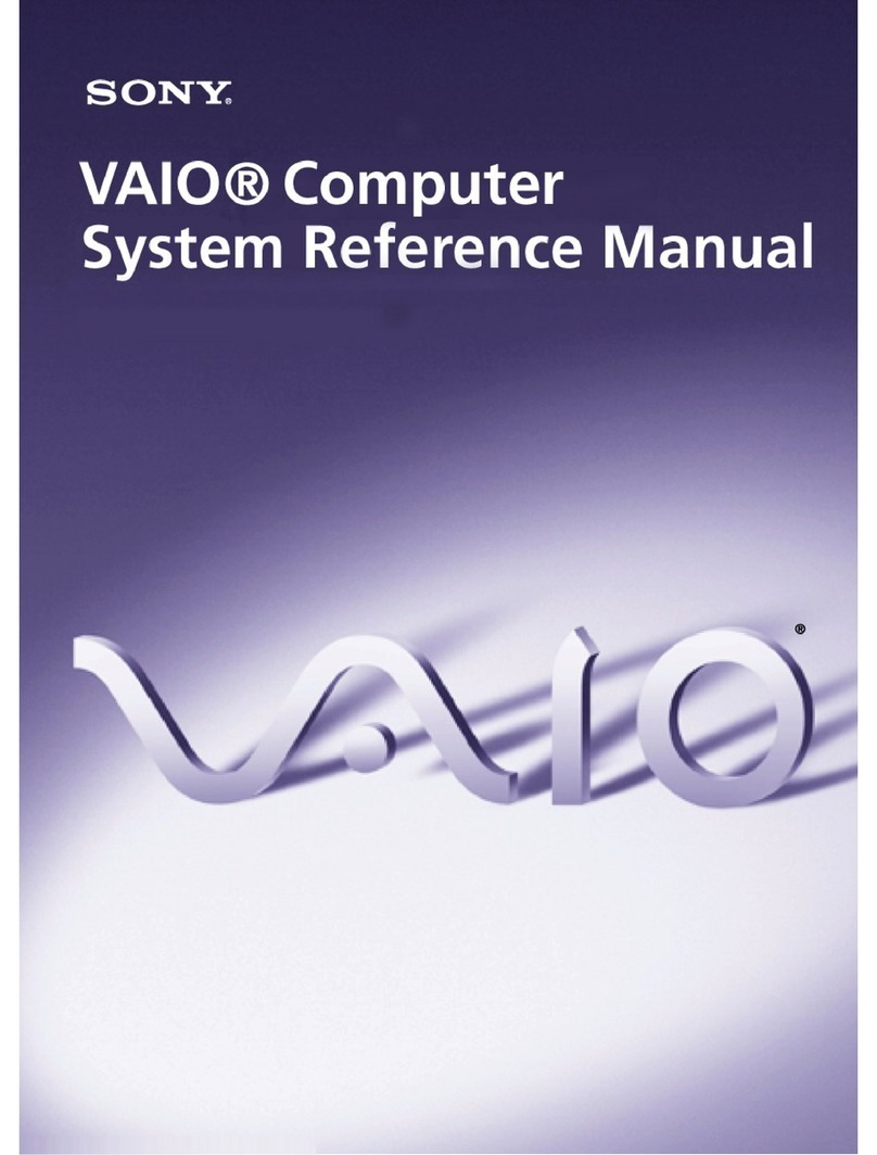 Sony PCV-RS310 - Vaio Desktop Computer Manuel utilisateur