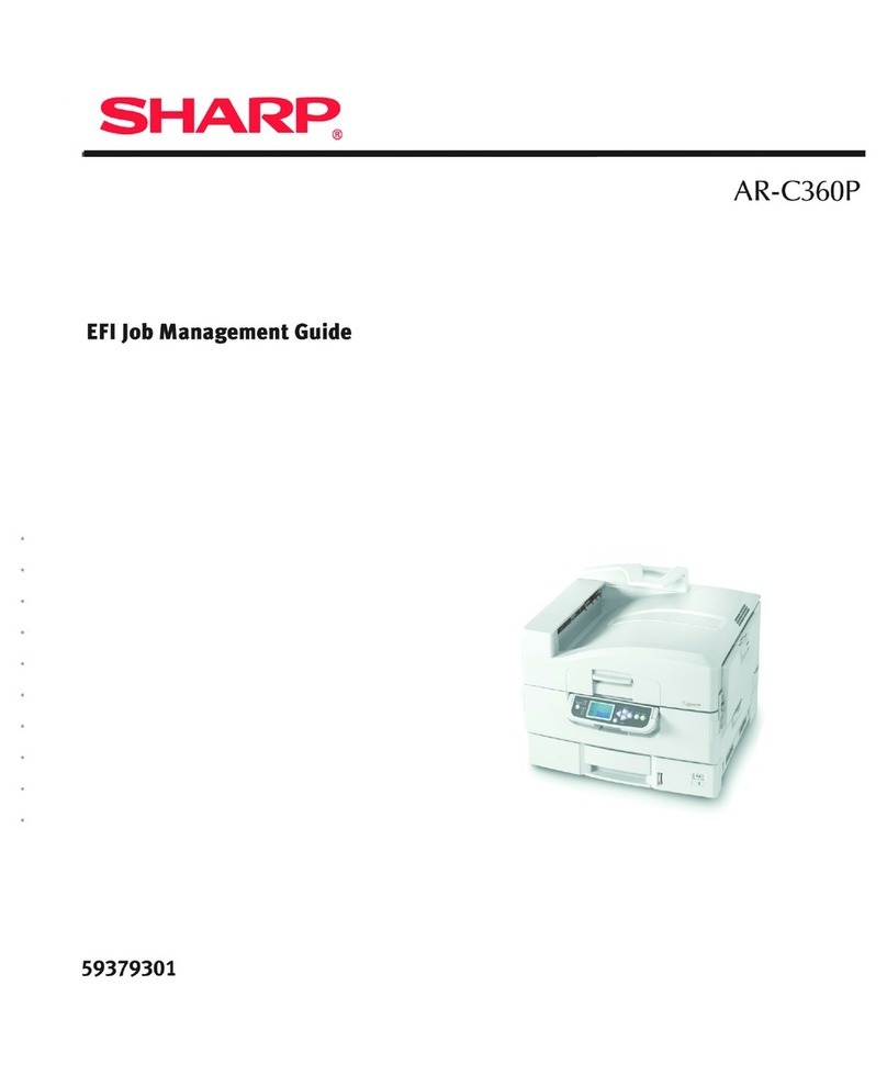 Sharp AR-C360P Manuel de programmation Sharp AR-C360P Manuel de programmation