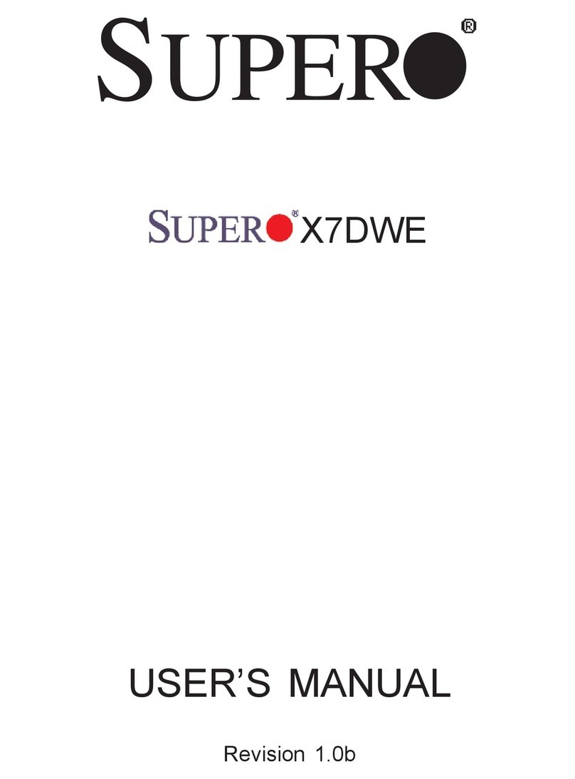 Supermicro X7DWE Manuel utilisateur