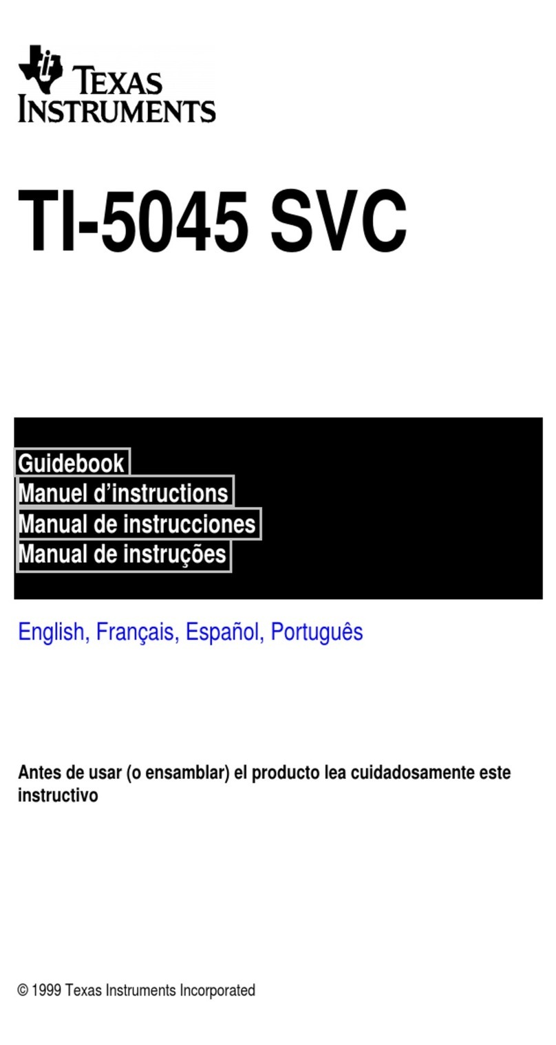 Texas Instruments TI-5045SVC Manuel