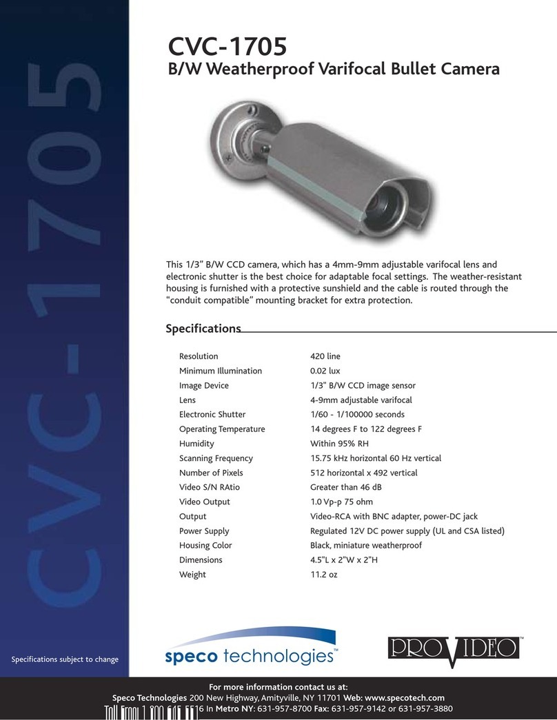 Speco CVC-1705 Manuel utilisateur Speco CVC-1705 Manuel utilisateur