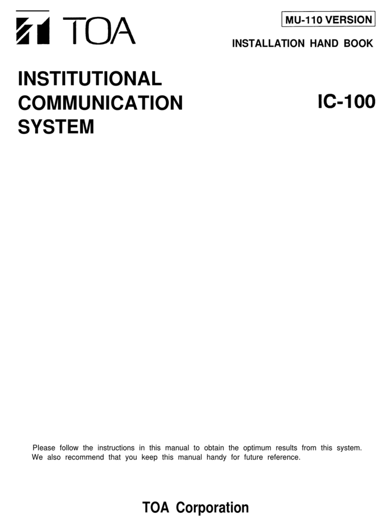 Toa IC-100 Series Manuel du système