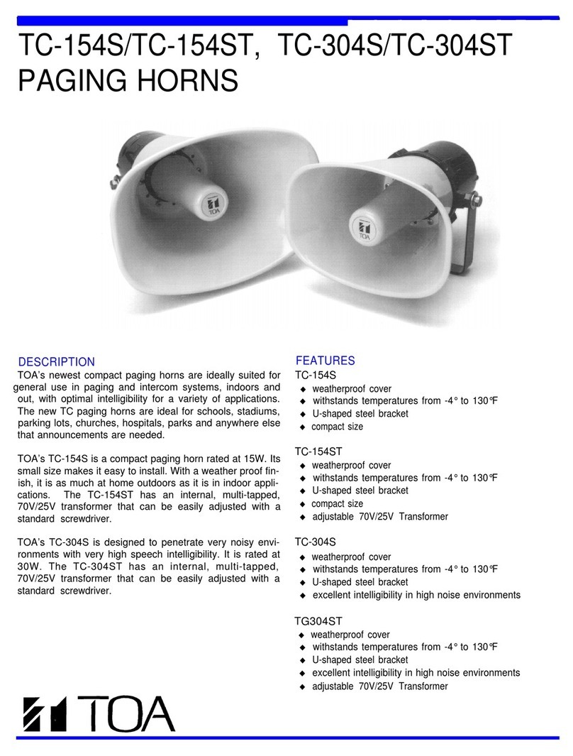 Toa TC-154S Manuel utilisateur
