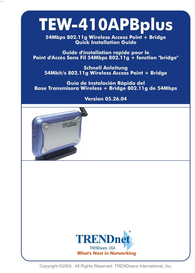 TRENDnet TEW-410APBplus Manuel utilisateur