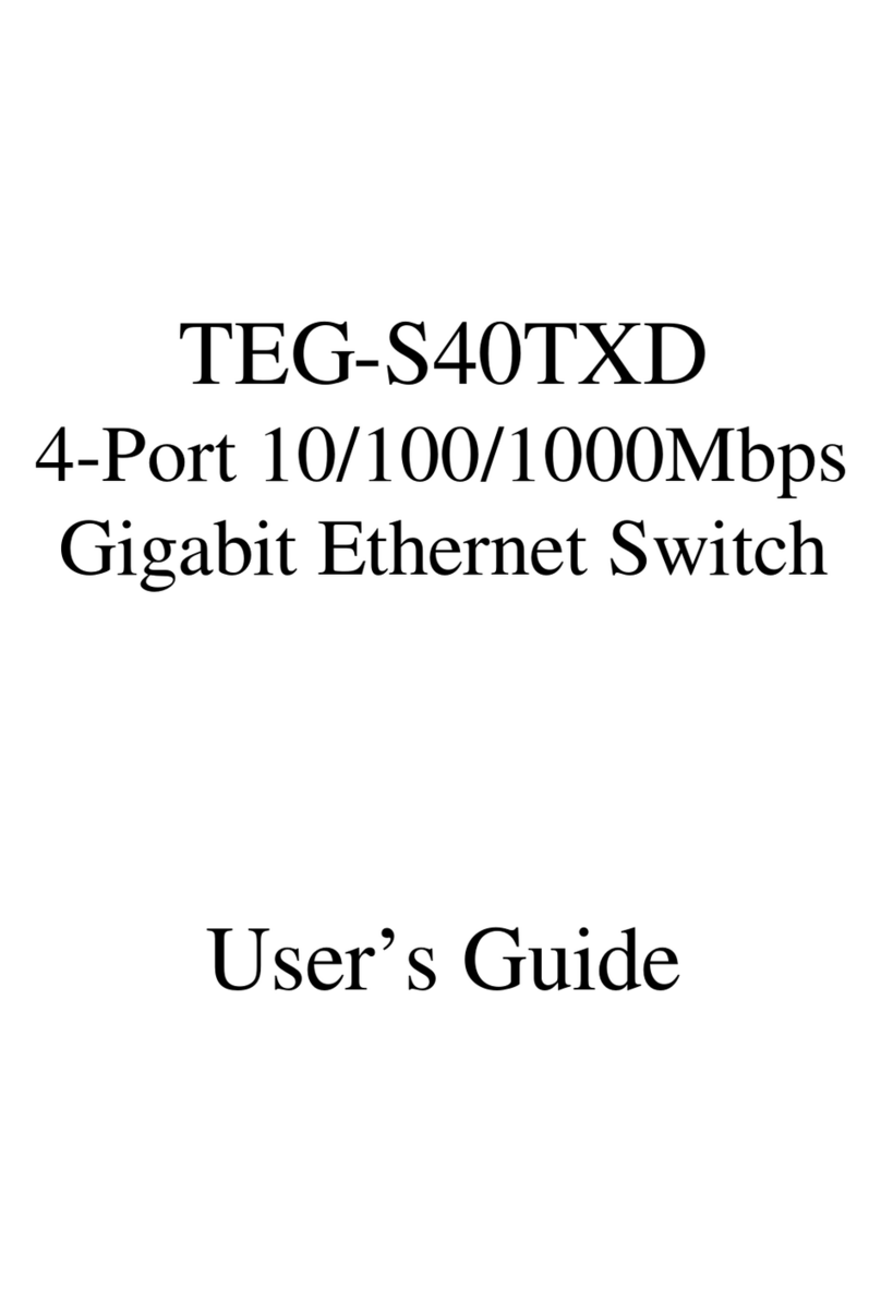 TRENDnet TEG-S40TXD Manuel utilisateur