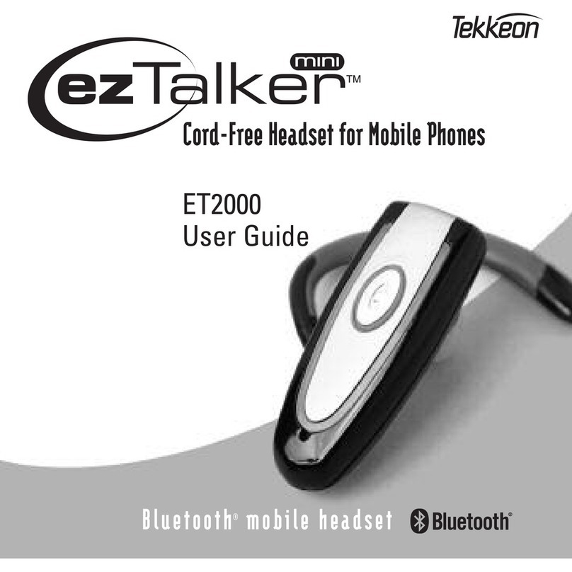 Tekkeon ezTalker mini ET2000 Manuel utilisateur