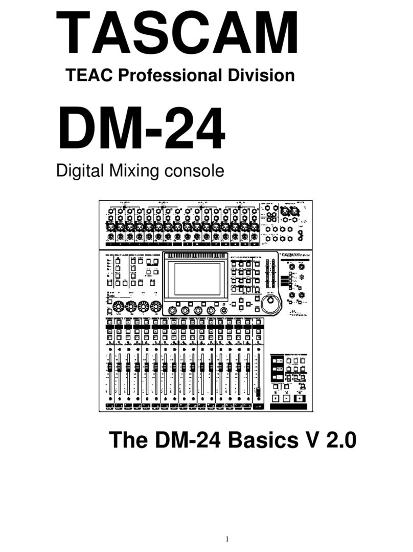 Tascam DM-24 Guide de l'utilisateur