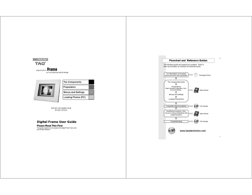 TAO 89350 Manuel utilisateur