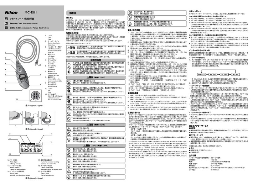 Nikon MC-EU1 Manuel utilisateur