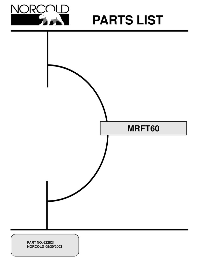 Norcold MRFT60 Manuel utilisateur
