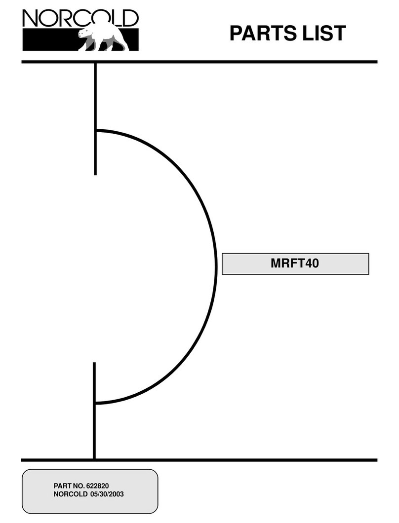 Norcold MRFT40 Manuel utilisateur