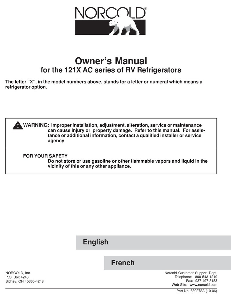 Norcold 1210ACIM - Manuel utilisateur