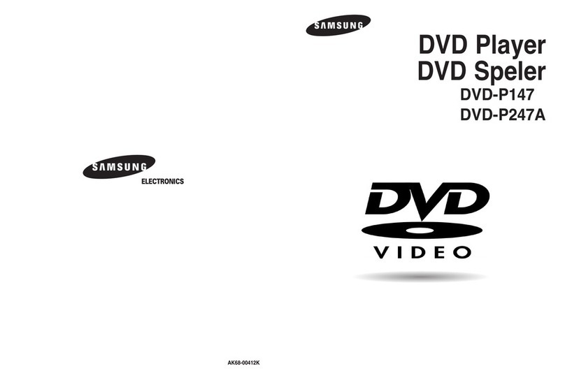 Samsung DVD-P147 Manuel utilisateur