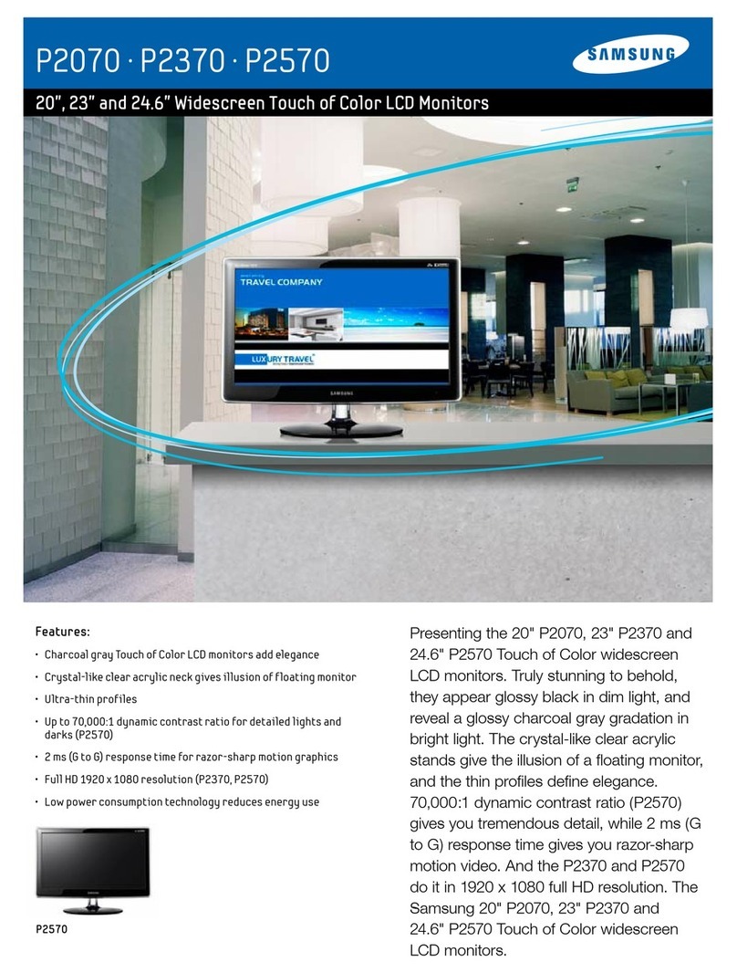 Samsung SyncMaster P2070 Manuel utilisateur