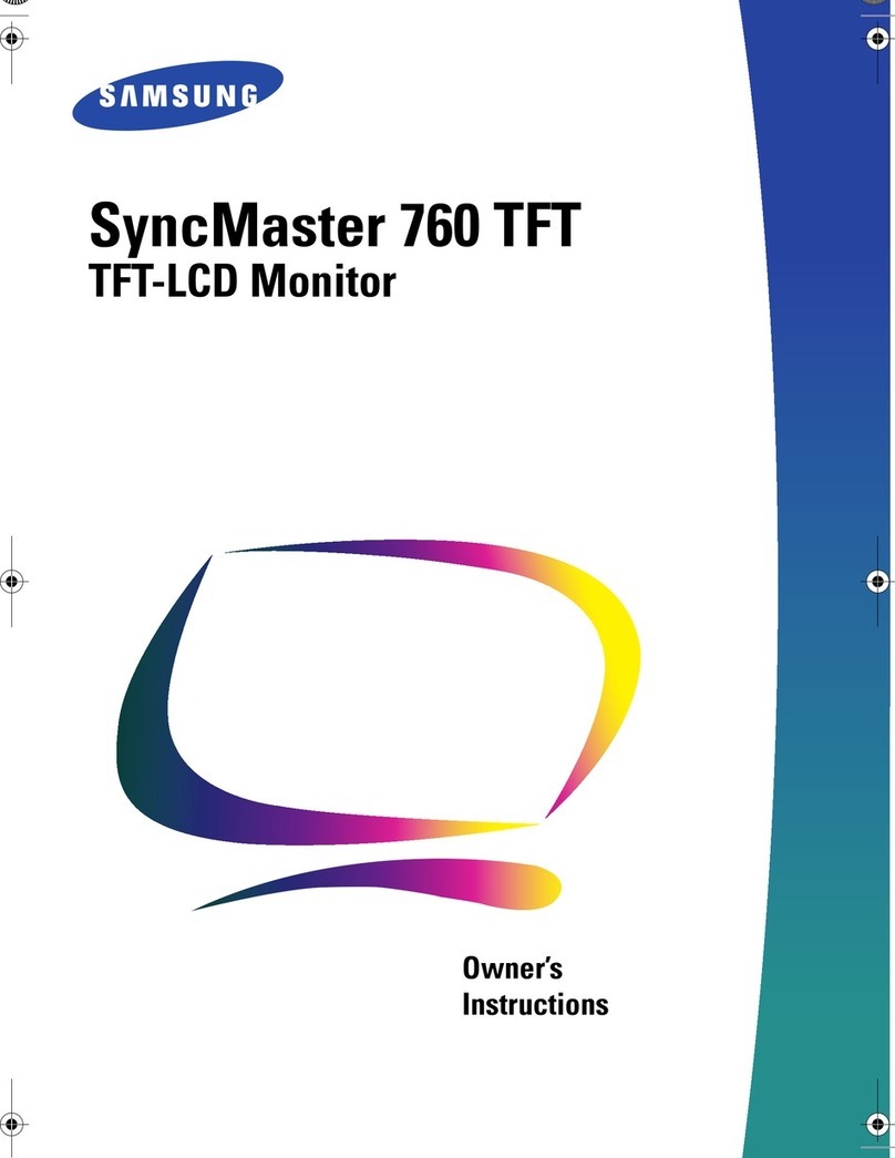 Samsung SyncMaster 760 TFT Manuel utilisateur