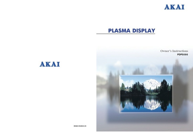 Akai PDP5090 Manuel utilisateur