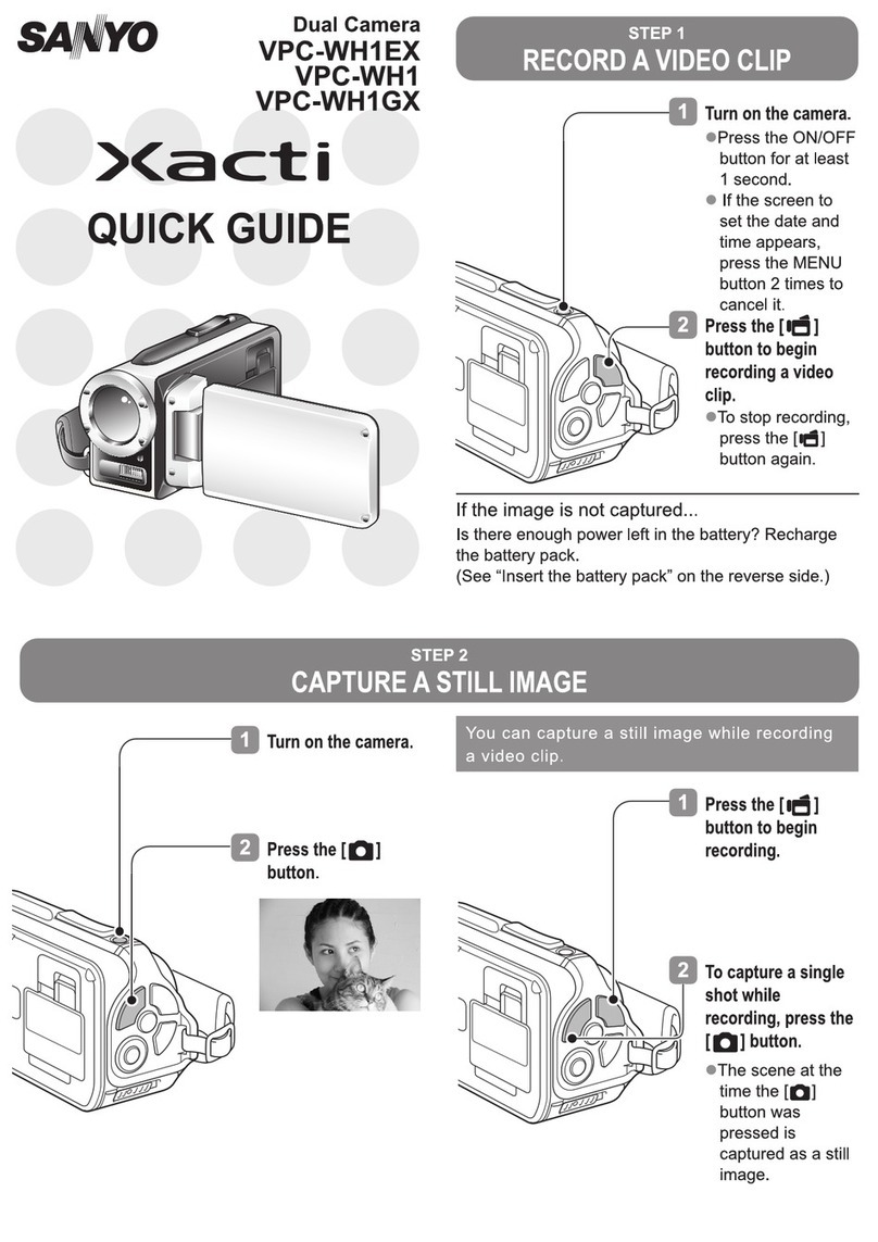 Sanyo Xacti VPC-WH1 Manuel utilisateur