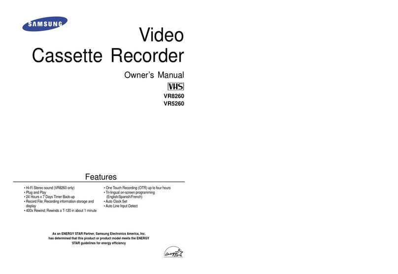 Samsung VR5260 Manuel utilisateur