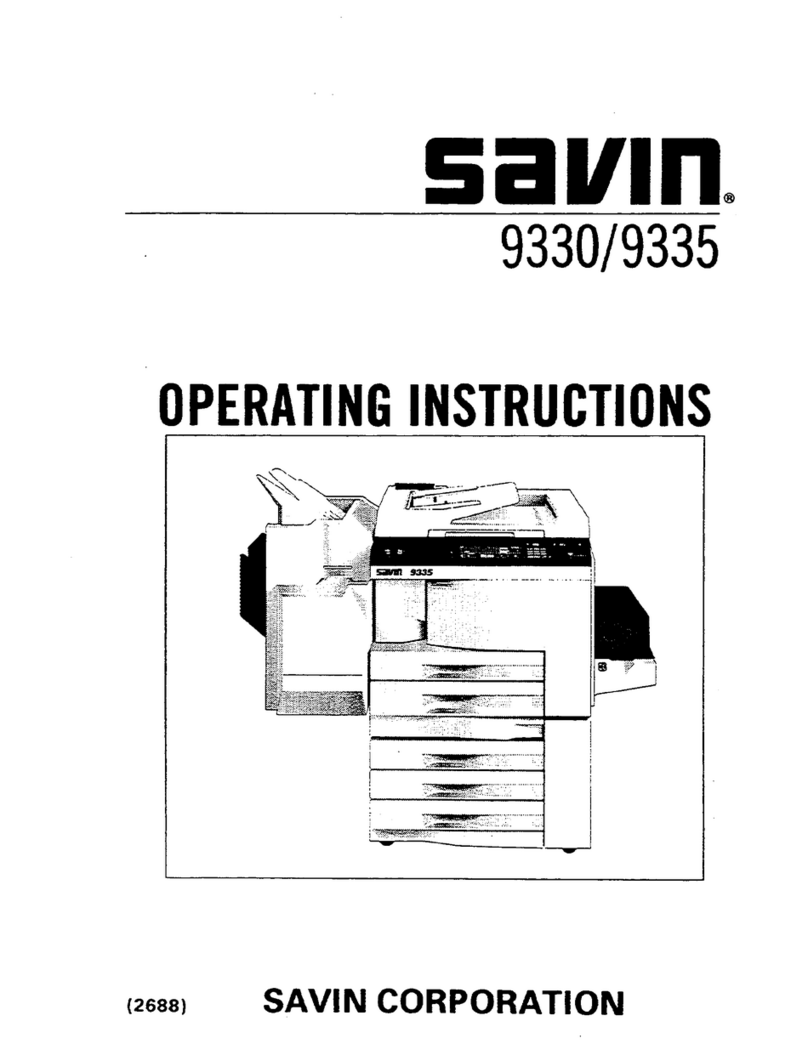 Savin 9330 Manuel utilisateur