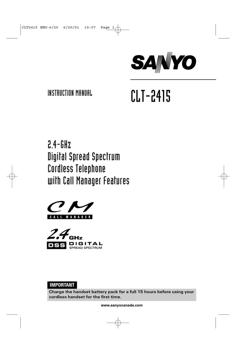 Sanyo CLT-2415 Manuel utilisateur