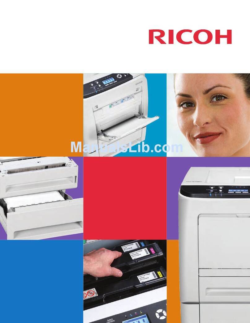 Ricoh Aficio SP C320DN Manuel utilisateur