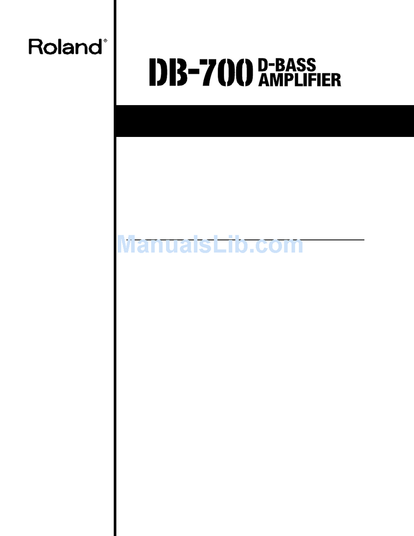 Roland DB-700 Manuel utilisateur