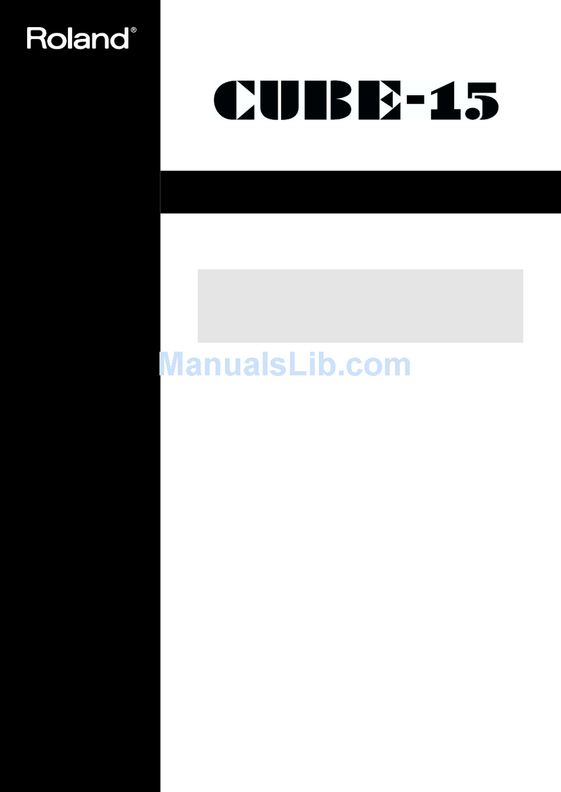 Roland CUBE-15 Manuel utilisateur