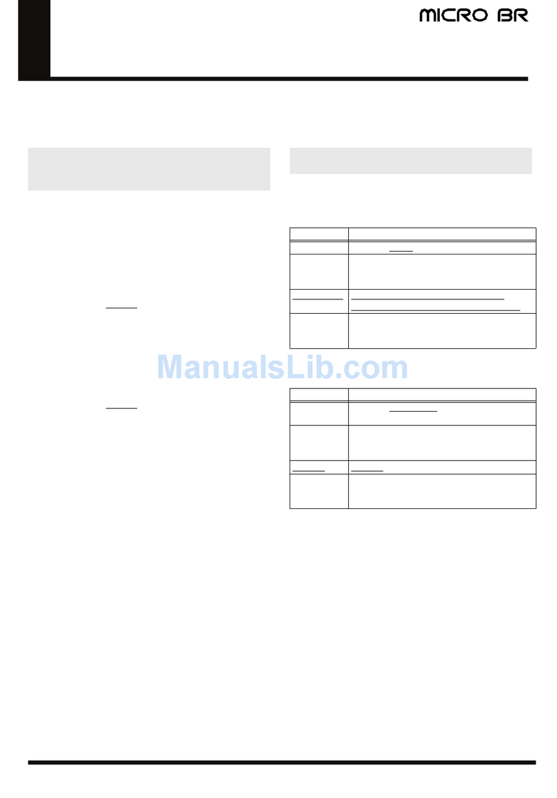 BOSSCO MICRO BR Manuel utilisateur