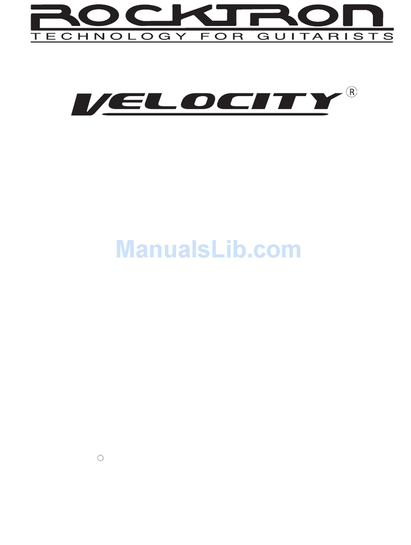 Rocktron Velocity V30D Manuel utilisateur