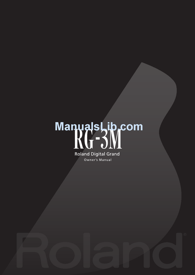Roland RG-3M Manuel utilisateur