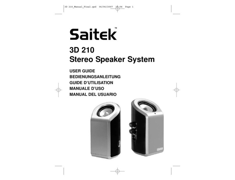 Saitek 3D 210 Manuel utilisateur