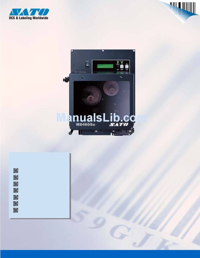 SATO M-8460Se Series Manuel utilisateur