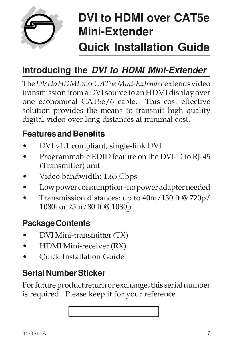 SIIG CE-D20012-S1 Manuel utilisateur SIIG CE-D20012-S1 Manuel utilisateur