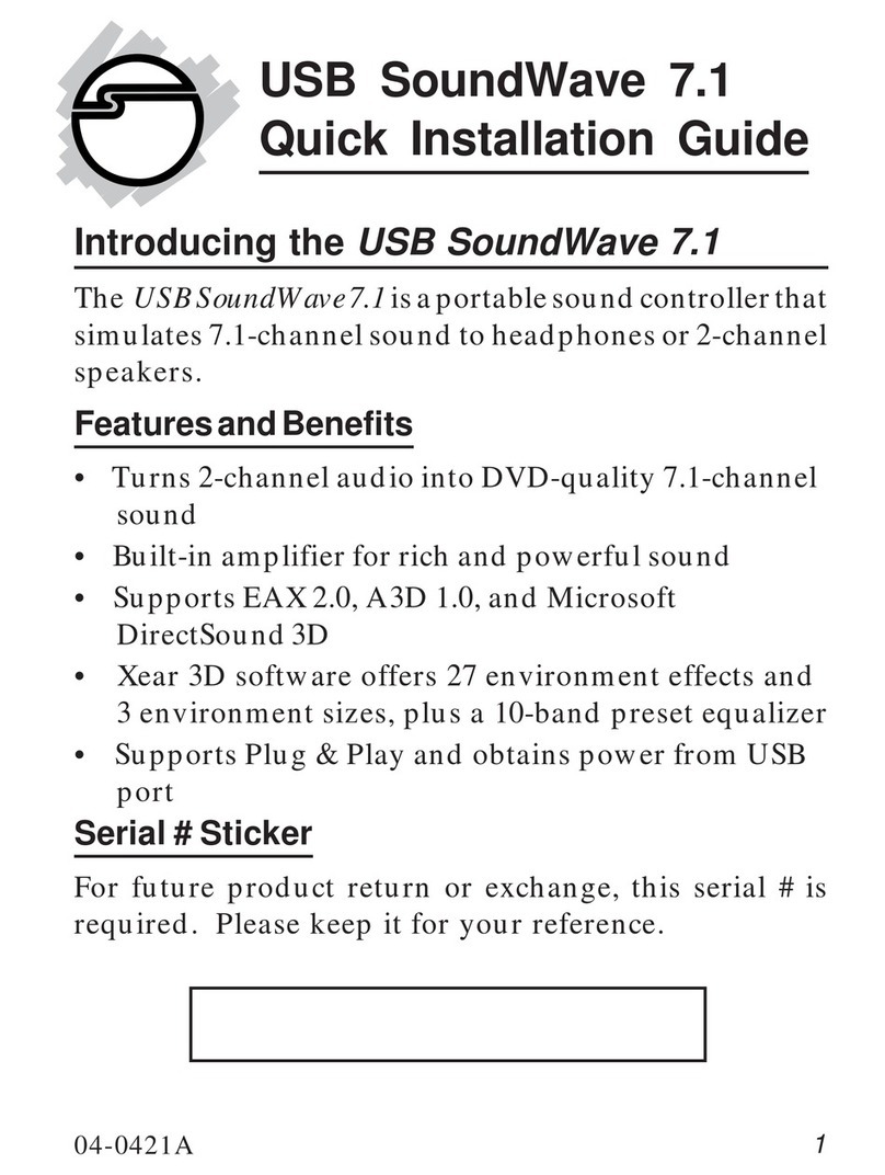 SIIG CE-S00012-S2 Manuel utilisateur