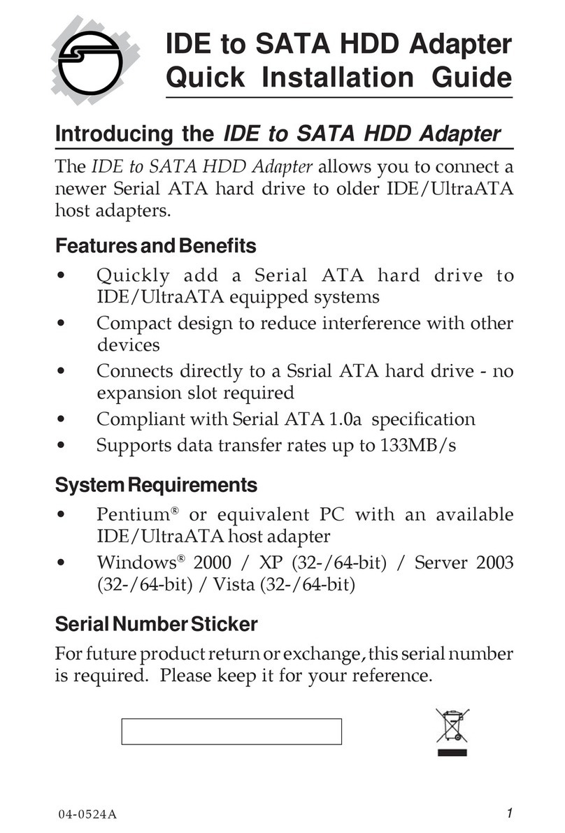 SIIG SC-SA0512-S1 Manuel utilisateur