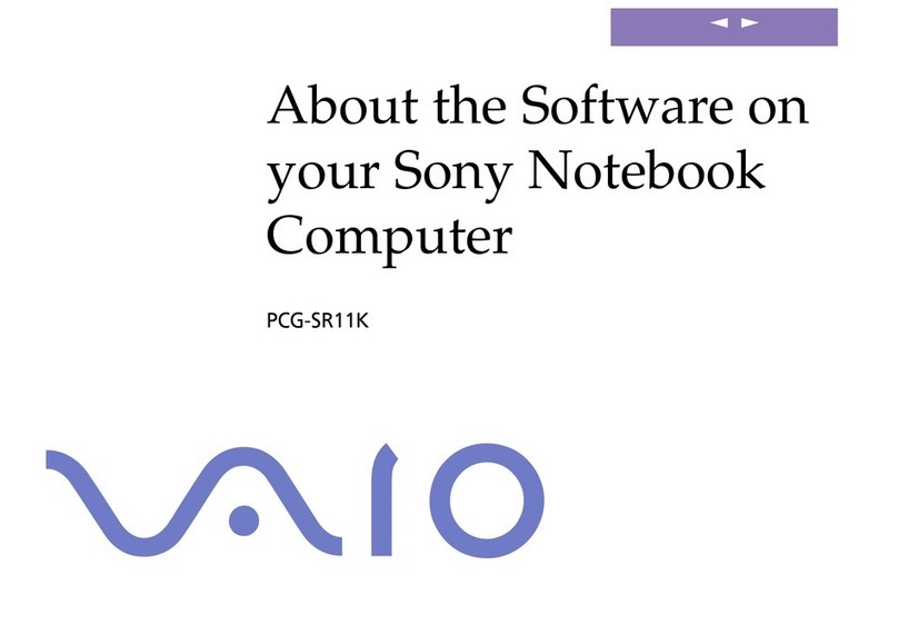 Sony VAIO PCG-SR11K Guide de démarrage rapide