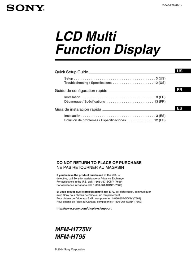 Sony MFM-HT75W Manuel utilisateur