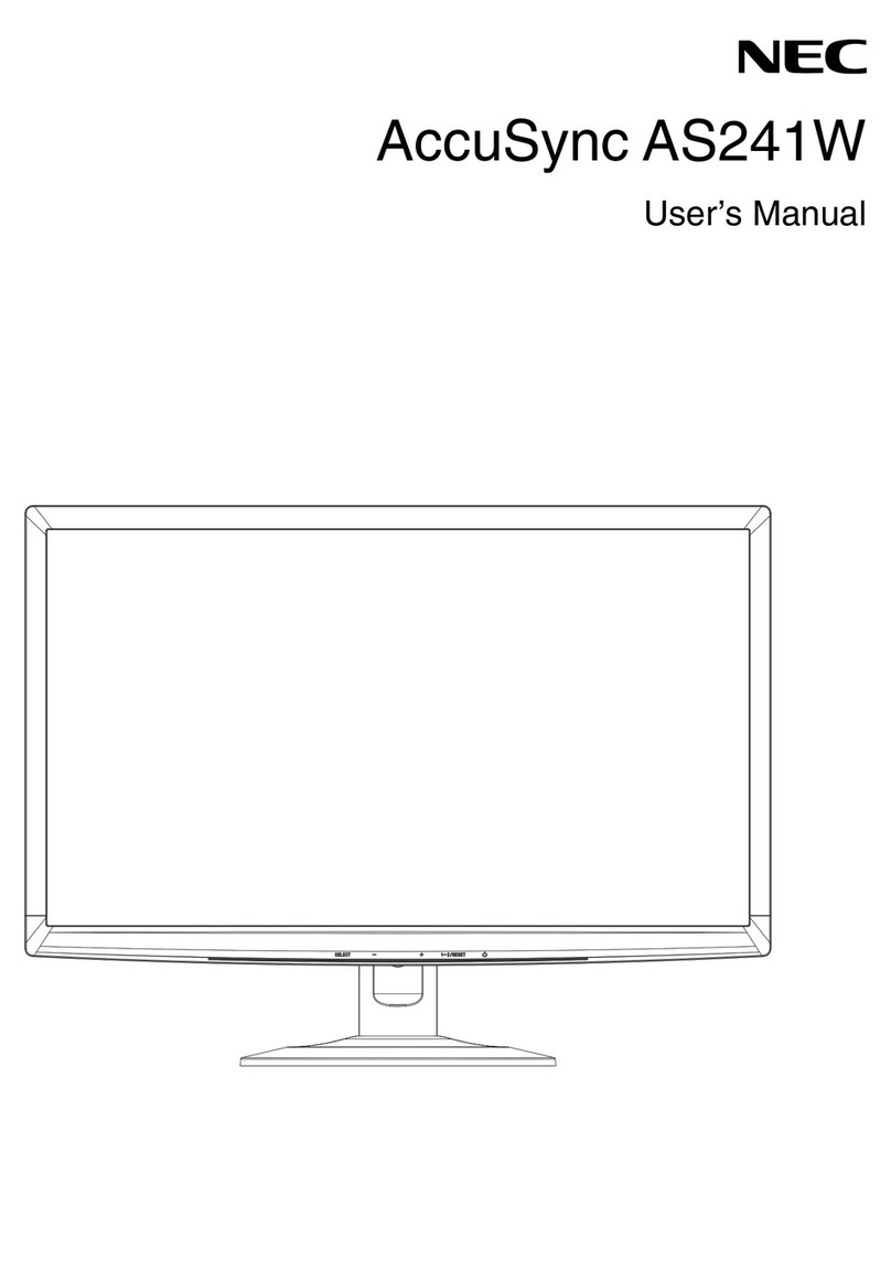 NEC AS241W-BK Manuel utilisateur
