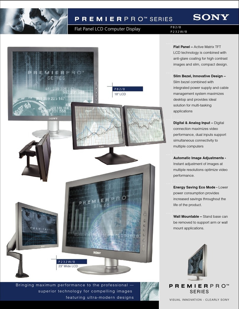 Sony SDM-P82 Manuel utilisateur
