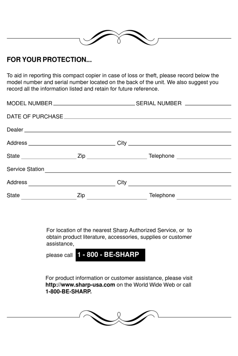 Sharp AL-1041 - B/W Laser Printer Manuel utilisateur