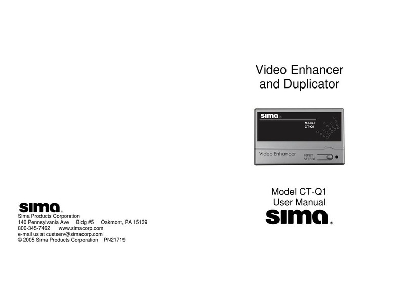 Sima CT-Q1 Manuel utilisateur Sima CT-Q1 Manuel utilisateur
