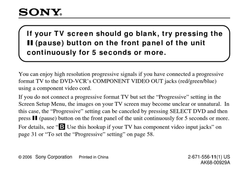 Sony SLV-D271P - Dvd/vcr Combo Dimensions