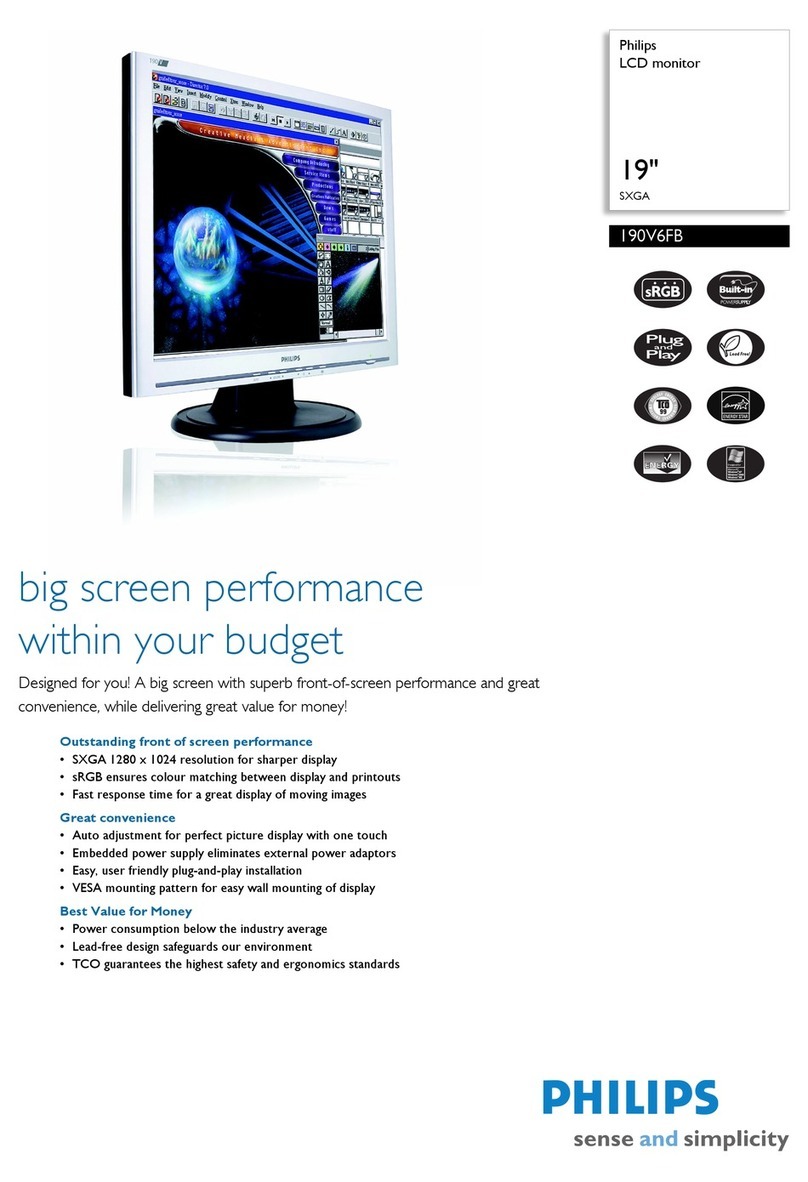 Philips 190V6FB Manuel utilisateur