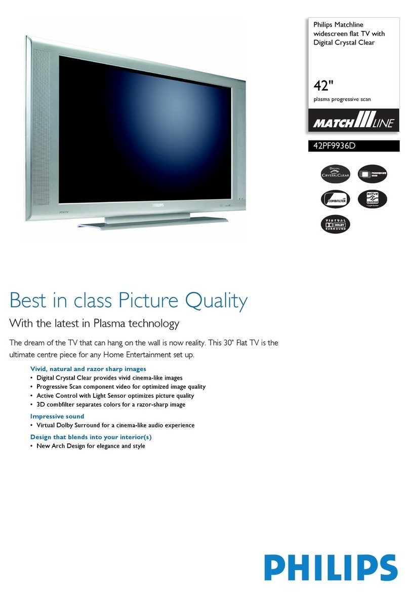Philips Matchline 42PF9936D Manuel utilisateur