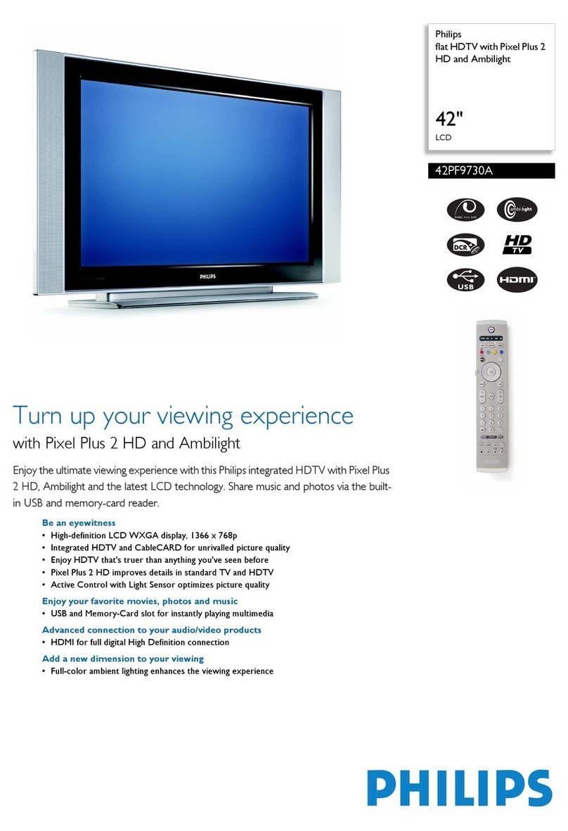 Philips 42PF9730A Manuel utilisateur