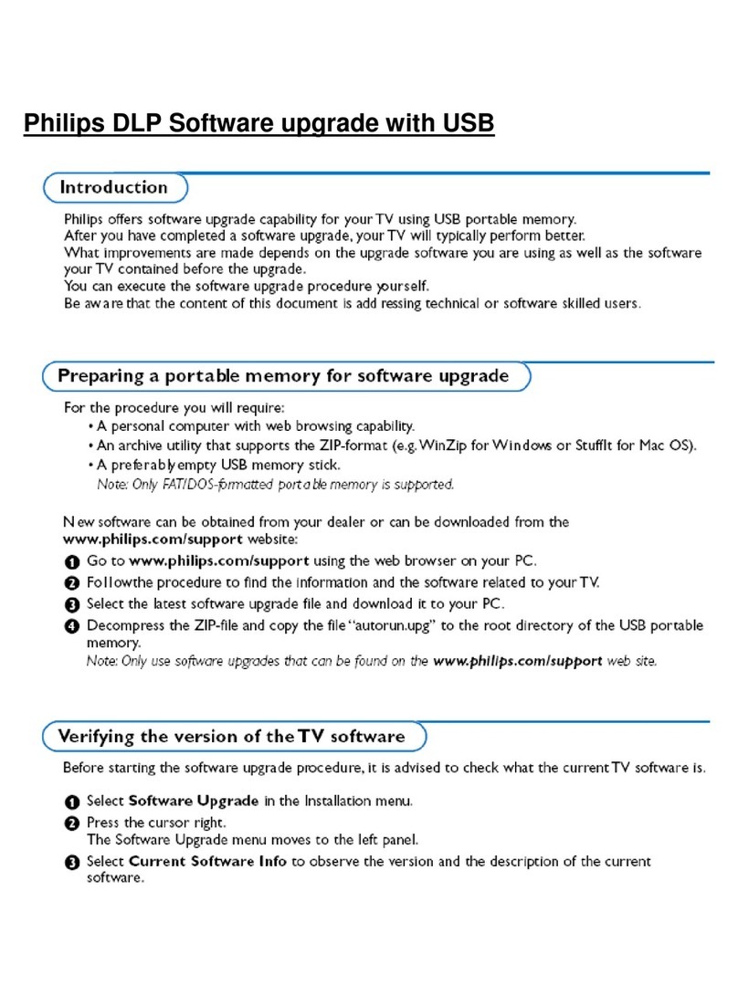 Philips 50ML6200D Guide de démarrage rapide