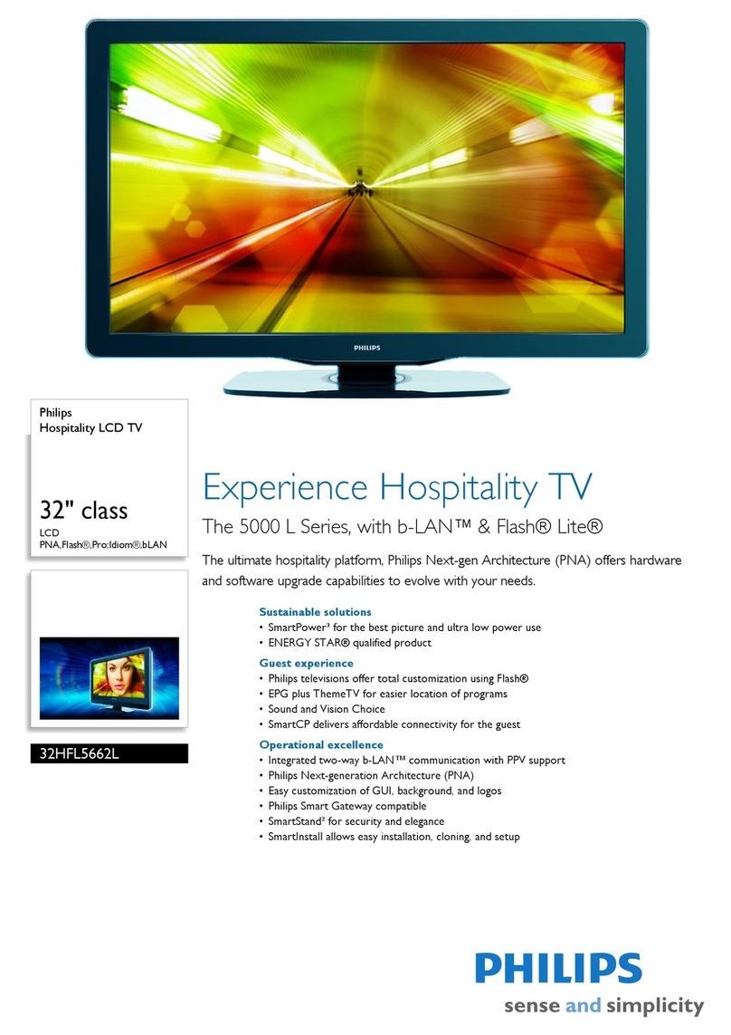 Philips 32HFL5662L Manuel utilisateur