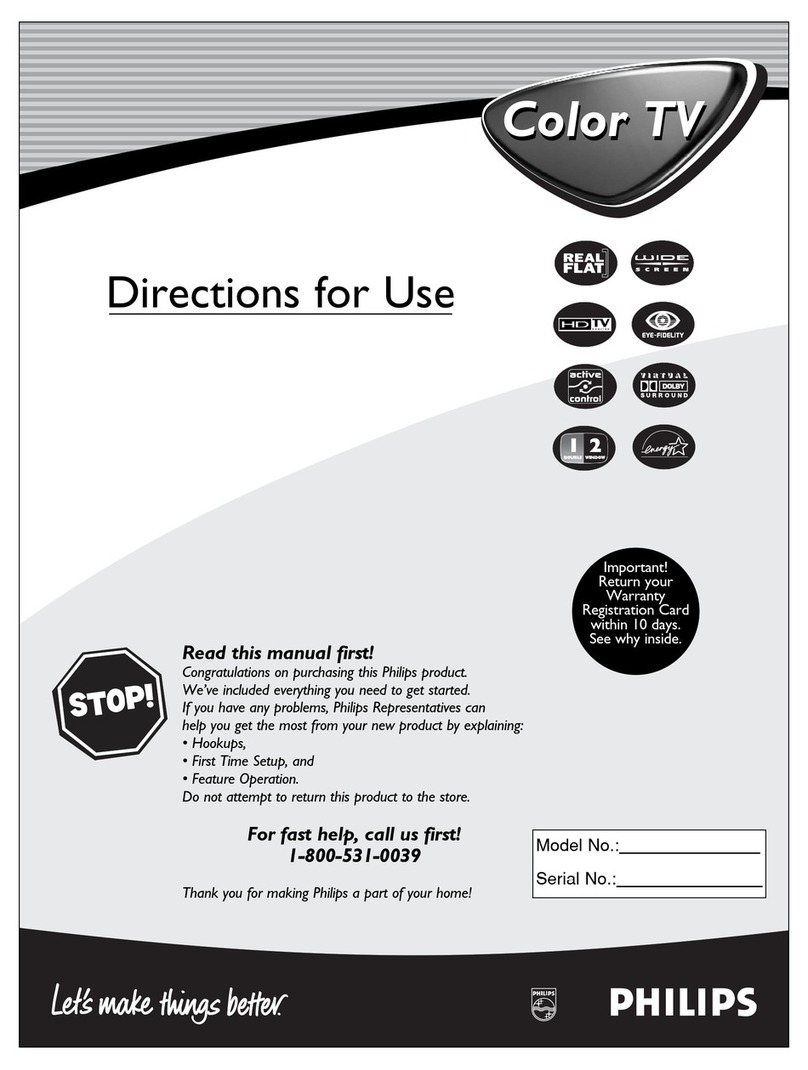 Philips 30PW8520 Manuel