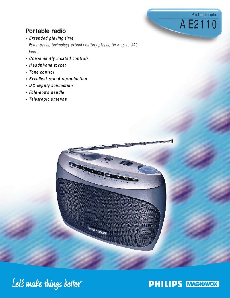 Philips AE2110 Manuel utilisateur Philips AE2110 Manuel utilisateur